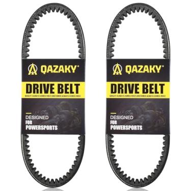 Imagem de QAZAKY 2 peças 729 17,7 30 CVT correia de transmissão compatível com 49cc 50cc 80cc GY6 125cc 150cc 139QMA 139QMB 1P39QMB 1P39QMA 147QMD 152QMI 157QMJ capa longa motor Scoote ATV Go Kart Moped Roketa