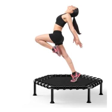 Imagem de NOVEVE Jump Cama Elastica Academia Profissional Trampolim 250kg Preto