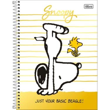 Imagem de Caderno Snoopy TILIBRA Universitário ESPIRAL - 1M 80 Folhas (JUST YOUR BASIC)