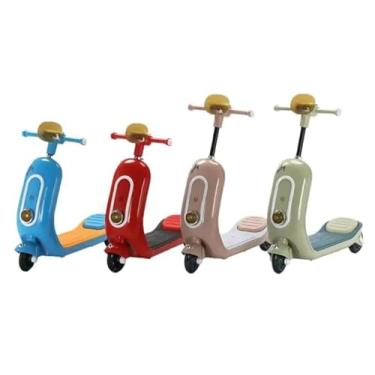 Imagem de Patinete Rosa Lambreta Infantil 3 Rodas Com Luz Som E Música