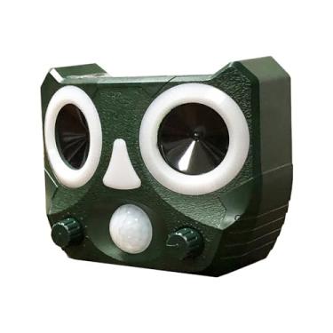 Imagem de CIADAZ Dispositivo de dissuasão ultrassônico para pássaros, raposas e gatos, repelente de animais, para jardim, quintal de fazenda