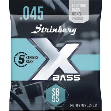 Imagem de Encordoamento Baixo 5 Cordas 045 Strinberg SB55