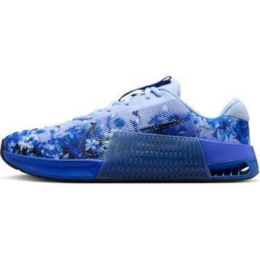 Imagem de Nike Tênis de treino masculino Metcon 9 AMP (HJ6008-400, alumínio/azul/azul-marinho/preto), Alumínio/azul racer/azul marinho/preto, 7.5
