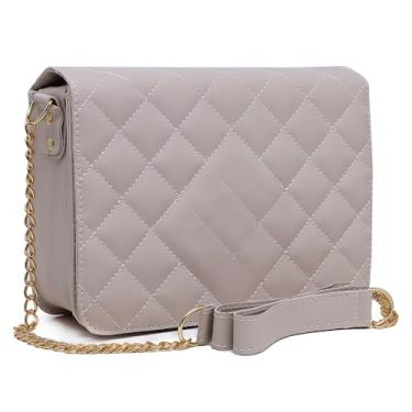 Imagem de Bolsa Feminina Transversal E Lateral De Ombro Alça Corrente (white)