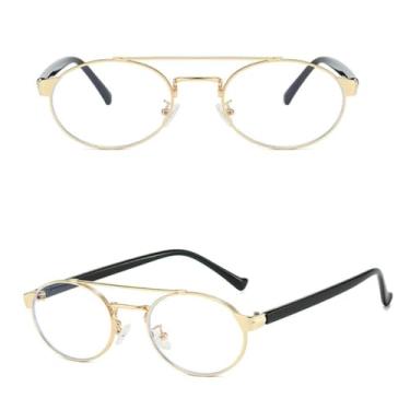 Imagem de VFDHN Óculos de Sol Ovais Femininos com Proteção Solar, Moda Luxuosa Vintage (3)