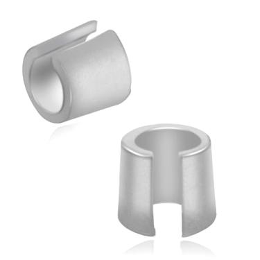 Imagem de 2 peças de calços de terminal de poste de bateria de carro, tampas de calço de conversor de terminal de chumbo automotivo, adaptador de buchas de cátodo de ânodo puro, espaçador adaptador para