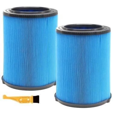 Imagem de 2 unidades de substituição de filtro VF5000 serve para aspirador de pó seco molhado Ridgid de 6 a 20 galões, filtros de vácuo plissados de 3 camadas compatíveis com WD1450 WD0970 WD1270 WD06700 WD1680 RV2400A