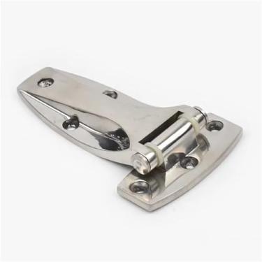 Imagem de Dobradiças de porta de congelador de polimento de aço inoxidável, acessórios de ferragem, dobradiça, 1 peça