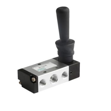 Imagem de Válvula de controle manual de cilindro tipo 4H210-08 4H310-10 Válvula de inversão de cinco vias pneumática de duas posições (HV400-04, com conexões de 10 mm)