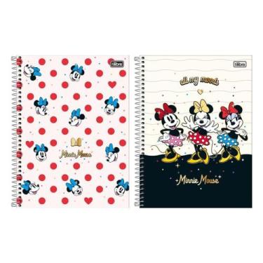 Imagem de Caderno Espiral Universitário Tilibra Capa Dura Minnie Fit - 16 Matéri