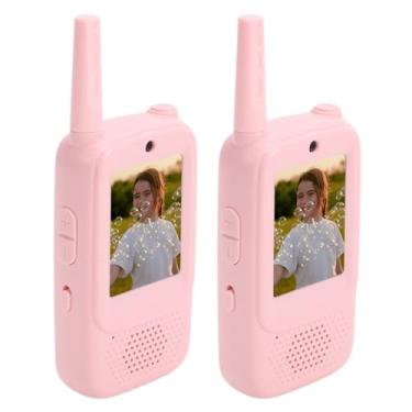 Imagem de GOWENIC Walkie Talkies de Vídeo para Crianças, Intercomunicador de Vídeo Portátil de 2 Pacotes Walkies Talkies Infantis, Rádio de 2 Vias de Longo Alcance para Jogos Em Família, Ao Ar