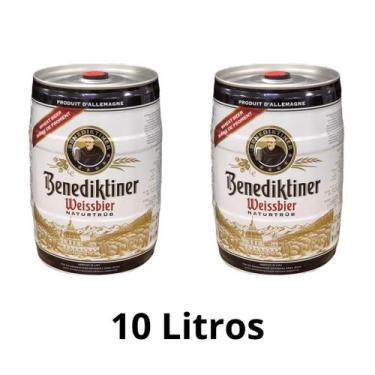 Imagem de Kit 2 barris cerveja de trigo alemã benediktiner weissbier naturtrub 5