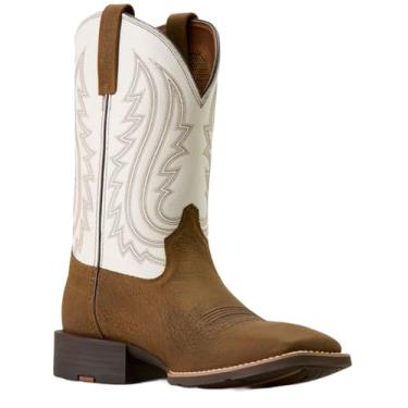 Imagem de ARIAT Bota caubói masculina esportiva grande country bico quadrado, Marrom Mustang, 10.5 X-Wide