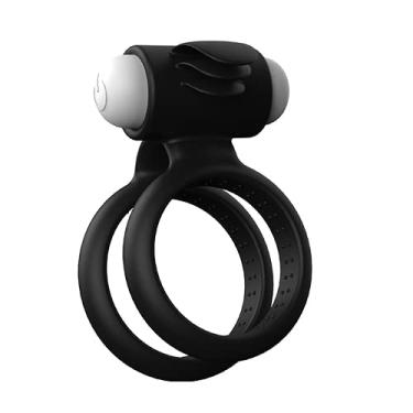 Imagem de Anel Peniano Duplo Com Vibração Nightcrawler - Lovetoys