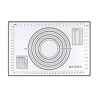 Imagem de Tapete de Silicone para Assar Churrasco Reutilizável com Design Escala Clara Rotativo Lavável Cozinha Residencial Uso Diário Assado e