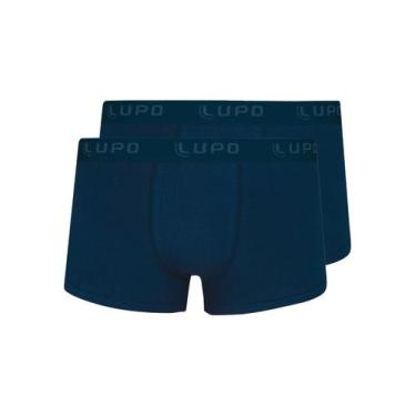 Imagem de Kit com 2 Cuecas Sunga Lupo 480-002, Azul marinho, G