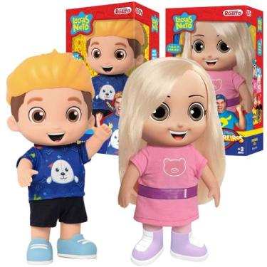 Imagem de Kit Boneca Jessi E Luccas Neto Novo Boneco Youtubers Com Som - Baby Br
