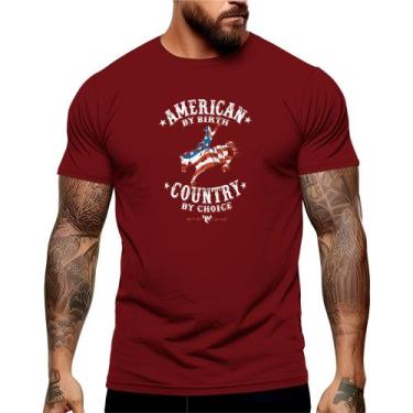 Imagem de Camiseta American Country USA Rural Agro Manga Curta Gola Redonda Acad