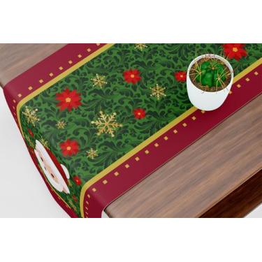 Imagem de Caminho De Mesa Trilho Papai Noel Natal Arabesco - Fabrika de Festa