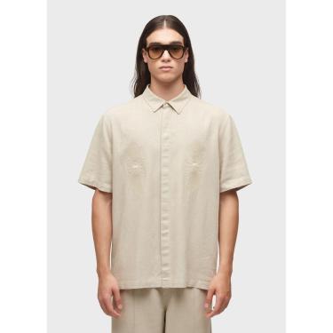 Imagem de Camisa linen bordado OSKLEN-Masculino