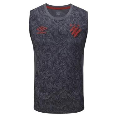 Imagem de Regata Umbro Sport Recife Treino 2024/25 Masculina - Chumbo P-Masculino