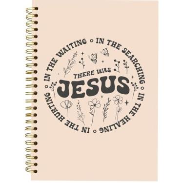 Imagem de ilohaus Diário bíblico para mulheres – Diário de oração para mulheres e caderno bíblico com páginas forradas, diário cristão para mulheres para anotações e estudo da Bíblia, diário espiral de capa