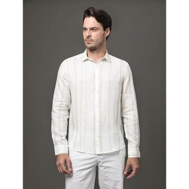 Imagem de Camisa Masculina Linen Listras Calvin Klein-Masculino