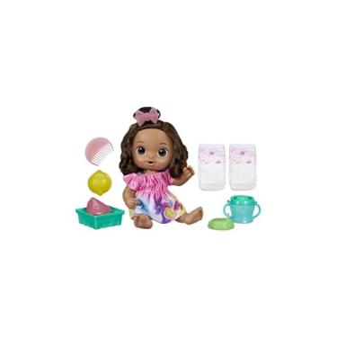 Imagem de Baby Alive, Boneca, Hora do Suco, Limão Siciliano - Cabelos Castanhos, Inclui Máquina de Sucos de Brinquedo, 30 cm - A partir de 3 Anos