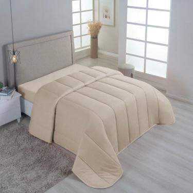 Imagem de Edredom Casal Malha Algodão Antialérgico Dupla Face Macio