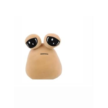 Imagem de Almofada Nova Pou de Pelúcia formato Alienígena Brinquedo De Pelúcia Fofo e Decoração Presente dia das Crianças Natal Ano Novo Namorada Nostalgia - 22 cm Premium