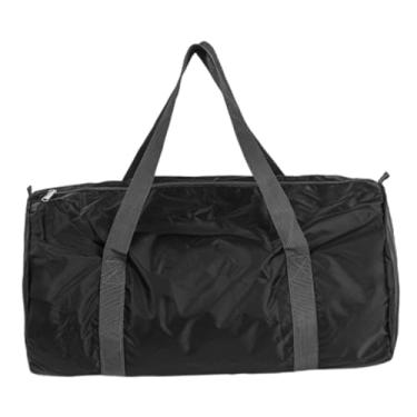 Imagem de RNXRZANK Bolsa Dobrável para Academia, Portátil, Ideal para Guardar Roupas E Acessórios, Perfeita para Viagens, Acampamentos E Treinos de Fim de Semana, Preto