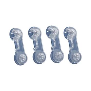 Imagem de Trava De Segurança Infantil Para Gavetas, Armários E Geladeiras, Prote