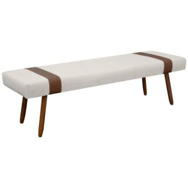 Imagem de Puff Recamier Retangular para Sala Quarto Belt 140cm Bouclê - SOFA STO