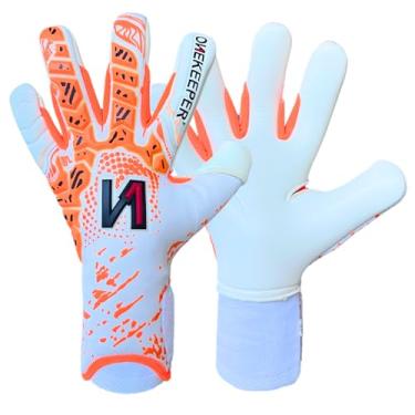 Imagem de ONEKEEPER Azul icônico | Luva de goleiro profissional para crianças, jovens e adultos | Luvas de goleiro de futebol GK | Látex de contato de 3,5 mm | Corte negativo em rolo | Ajuste confortável | Alça
