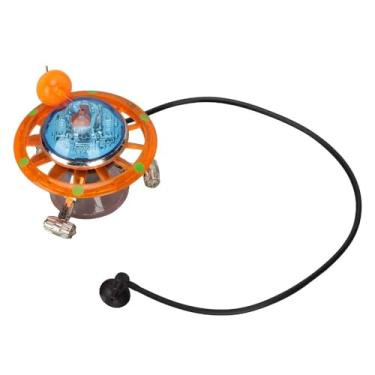 Imagem de MOPFOL Bolhador de objeto voador não identificado de plástico laranja de 11 cm, ornamentos flutuantes, decoração de aquário de aquário