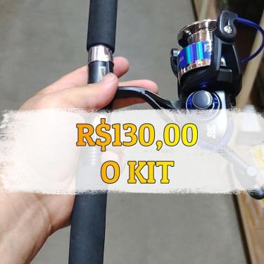 Imagem de Vara Cosmo 1,50m Com Molinete Fatal Maruri Cor Azul