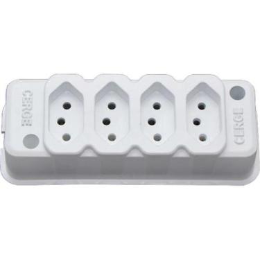 Imagem de Cerge Tomada Barra 04Tom 10A Brca