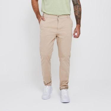 Imagem de Calça Social Chino Slim Jose DOCT, 42, Caqui