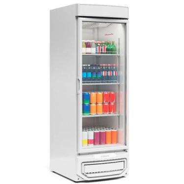 Imagem de Refrigerador Vertical com Porta de Vidro 572 Litros GRD57 Branco 110V 