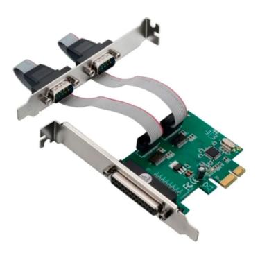 Imagem de Placa Pci Express Com 2 Portas Serial E 1 Paralela - Knup Kp-t105