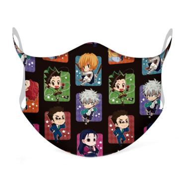 Imagem de Máscara facial Anime Hunters Hunters Cotton 32x11,8cm