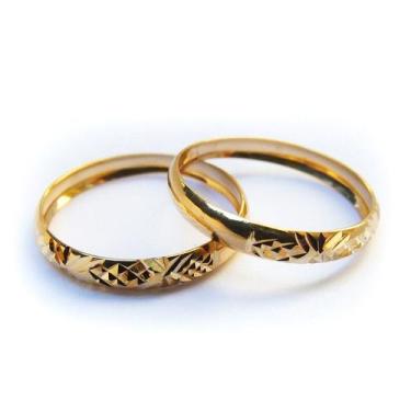 Imagem de Par Aparador para Aliança em Ouro 18k Traverse - Meu Anel Joias, 29