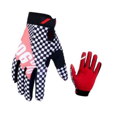 Imagem de Luvas De Motociclismo Masculinas Com Estampa De Crânio De Raposa, Luva