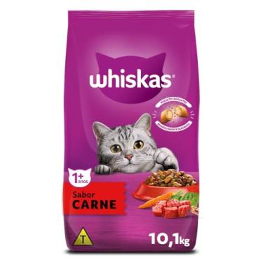 Imagem de whiskas Ração Whiskas Carne Para Gatos Adultos 10 1 Kg