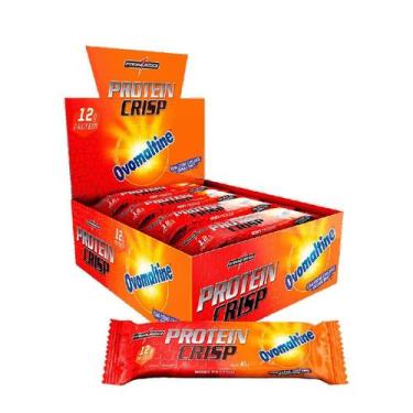 Imagem de Crisp Bar Caixa 12 Unidades (540g) - Sabor: Ovomaltine - Integralmédic