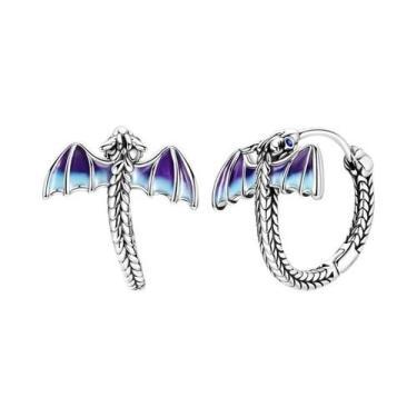 Imagem de Brincos De Argola Grandes Em Prata Esterlina 925 Com Zircônia Para Mul