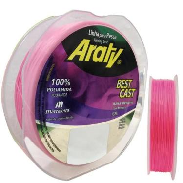 Imagem de Linha Pesca Araty Best Cast Pescaria Esportiva Baixa Memória Pescaria 