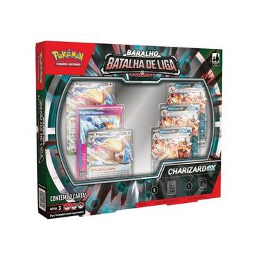Imagem de Cartas Pokémon Batalha de Liga Charizard Ex 60 Cards Copag