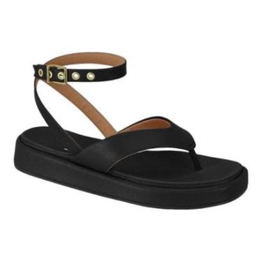 Imagem de Sandalia Vizzano 6506.103 Papete Anabela Dedo Flatform Feminino-Feminino