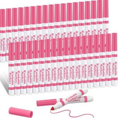 Imagem de Marcadores laváveis Janlaugh 36 unidades rosa Broad Line Kids 6+